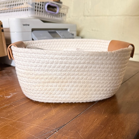 Decorative Coiled Rope Basket - Picture 5 of 9